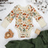 Organic Cotton Long Sleeve Baby Bodysuit, Anise Organic Earthy Clothing