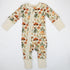 Organic Cotton Baby Pajamas 2-Way Zip Front Zipper Sleeper, Anise Organic Earthy Clothing