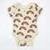 Organic Cotton Short Sleeve Baby Bodysuit, August Organic Earthy Clothing