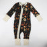 Organic Cotton Baby Pajamas 2-Way Zip Front Zipper Sleeper, Avery Organic Earthy Clothing