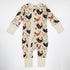 Organic Cotton Baby Pajamas 2-Way Zip Front Zipper Sleeper, Barley Organic Earthy Clothing