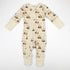 Organic Cotton Baby Pajamas 2-Way Zip Front Zipper Sleeper, Beck Organic Earthy Clothing