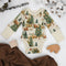 Organic Cotton Long Sleeve Baby Bodysuit, Bodhi Organic Earthy Clothing