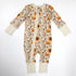 Organic Cotton Baby Pajamas 2-Way Zip Front Zipper Sleeper, Bryony Organic Earthy Clothing