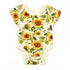 Organic Cotton Short Sleeve Baby Bodysuit, Buttercup