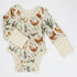 Organic Cotton Long Sleeve Baby Bodysuit, Chicory Organic Earthy Clothing
