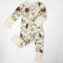 Organic Cotton Baby Pajamas 2-Way Zip Front Zipper Sleeper, Cleo Organic Earthy Clothing