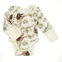 Organic Cotton Long Sleeve Baby Bodysuit, Cleo Organic Earthy Clothing