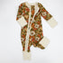Organic Cotton Baby Pajamas 2-Way Zip Front Zipper Sleeper, Daisy Organic Earthy Clothing