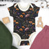Organic Cotton Short Sleeve Baby Bodysuit, Isabelle Organic Earthy Clothing