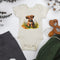 Organic Cotton Short Sleeve Baby Bodysuit, Duke Organic Earthy Clothing