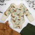 Organic Cotton Long Sleeve Baby Bodysuit, Drake Organic Earthy Clothing