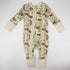 Organic Cotton Baby Pajamas 2-Way Zip Front Zipper Sleeper, Drake Organic Earthy Clothing
