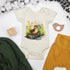 Organic Cotton Short Sleeve Baby Bodysuit, Apricot Organic Earthy Clothing
