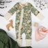 Organic Cotton Baby Pajamas 2-Way Zip Front Zipper Sleeper, Elodie Organic Earthy Clothing