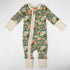Organic Cotton Baby Pajamas 2-Way Zip Front Zipper Sleeper, Elodie Organic Earthy Clothing