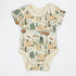 Organic Cotton Short Sleeve Baby Bodysuit, Everett