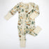 Organic Cotton Baby Pajamas 2-Way Zip Front Zipper Sleeper, Everett Organic Earthy Clothing