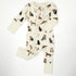 Organic Cotton Baby Pajamas 2-Way Zip Front Zipper Sleeper, Felix Organic Earthy Clothing