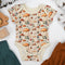 Organic Cotton Short Sleeve Baby Bodysuit, Fennel Organic Earthy Clothing