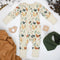 Organic Cotton Baby Pajamas 2-Way Zip Front Zipper Sleeper, Flax Organic Earthy Clothing