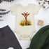 Organic Cotton Short Sleeve Baby Bodysuit, Gerald Organic Earthy Clothing
