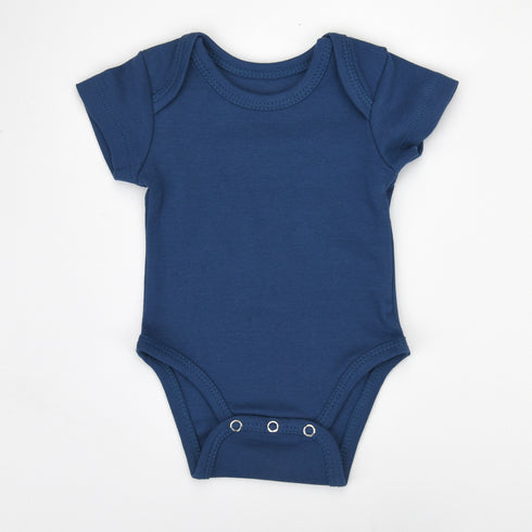 Organic Cotton Short Sleeve Baby Bodysuit, Glacier Organic Earthy Clothing