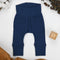 Organic Cotton High Waist Baby Pants, Glacier Organic Earthy Clothing