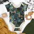 Organic Cotton Short Sleeve Baby Bodysuit, Harbor Organic Earthy Clothing