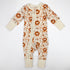 Organic Cotton Baby Pajamas 2-Way Zip Front Zipper Sleeper, Heath Organic Earthy Clothing