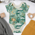 Organic Cotton Short Sleeve Baby Bodysuit, Indy Organic Earthy Clothing