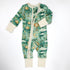 Organic Cotton Baby Pajamas 2-Way Zip Front Zipper Sleeper, Indy Organic Earthy Clothing