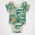 Organic Cotton Short Sleeve Baby Bodysuit, Indy Organic Earthy Clothing