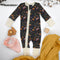 Organic Cotton Baby Pajamas 2-Way Zip Front Zipper Sleeper, Isabelle Organic Earthy Clothing