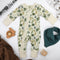 Organic Cotton Baby Pajamas 2-Way Zip Front Zipper Sleeper, Ivy