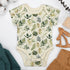 Organic Cotton Short Sleeve Baby Bodysuit, Ivy