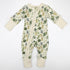 Organic Cotton Baby Pajamas 2-Way Zip Front Zipper Sleeper, Ivy Organic Earthy Clothing
