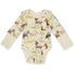 Organic Cotton Long Sleeve Baby Bodysuit, Kelby Organic Earthy Clothing