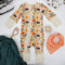 Organic Cotton Baby Pajamas 2-Way Zip Front Zipper Sleeper, Lilly Organic Earthy Clothing