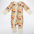 Organic Cotton Baby Pajamas 2-Way Zip Front Zipper Sleeper, Lilly Organic Earthy Clothing