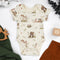 Organic Cotton Short Sleeve Baby Bodysuit, Linden Organic Earthy Clothing