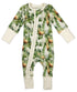 Organic Cotton Baby Pajamas 2-Way Zip Front Zipper Sleeper, Oliver Organic Earthy Clothing