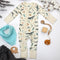 Organic Cotton Baby Pajamas 2-Way Zip Front Zipper Sleeper, Marin Organic Earthy Clothing