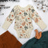 Organic Cotton Long Sleeve Baby Bodysuit, Myrtle Organic Earthy Clothing
