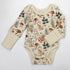 Organic Cotton Long Sleeve Baby Bodysuit, Myrtle Organic Earthy Clothing