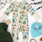 Organic Cotton Baby Pajamas 2-Way Zip Front Zipper Sleeper, North Organic Earthy Clothing