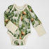 Organic Cotton Long Sleeve Baby Bodysuit, Oliver Organic Earthy Clothing
