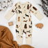 Organic Cotton Baby Pajamas 2-Way Zip Front Zipper Sleeper, Otis