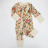 Organic Cotton Baby Pajamas 2-Way Zip Front Zipper Sleeper, Pearl Organic Earthy Clothing