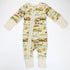Organic Cotton Baby Pajamas 2-Way Zip Front Zipper Sleeper, Ranger Organic Earthy Clothing